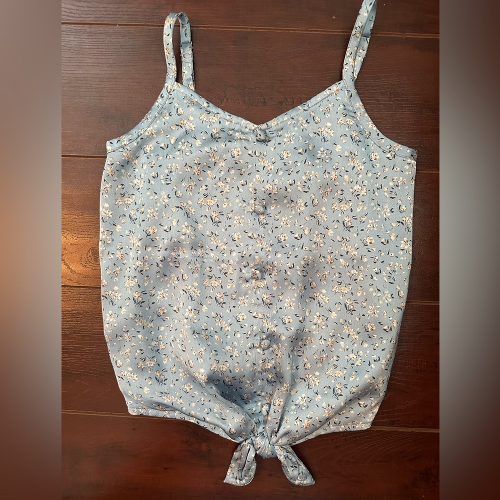 Abercrombie Kids Blue Floral Camisole